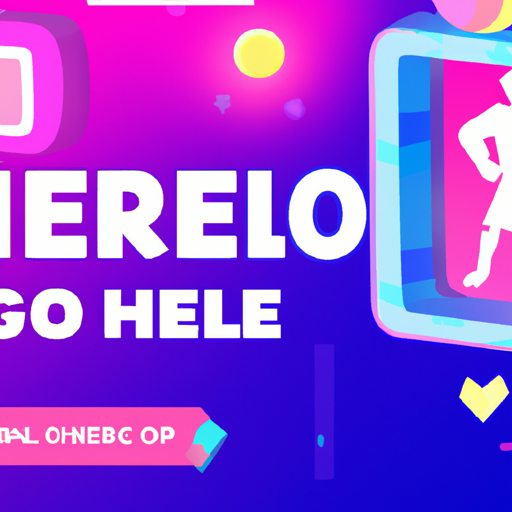 PixelPulse hero art: neon pastel arcade scene